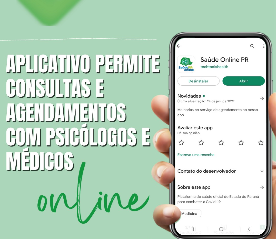 App saúde online paraná