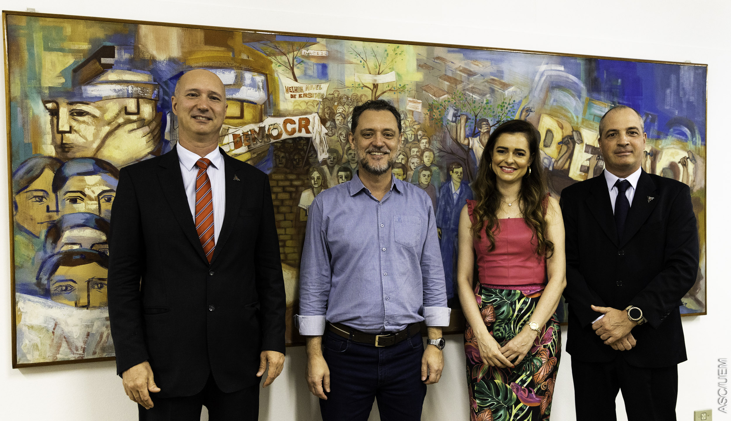2023 12 18 Professores Marcelo Duque e Augusto Joeger Junior em Visita a UEM 9967