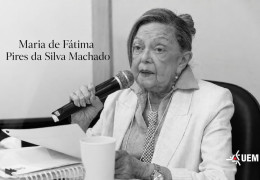 UEM lamenta falecimento da professora Maria de Fátima Pires da Silva Machado
